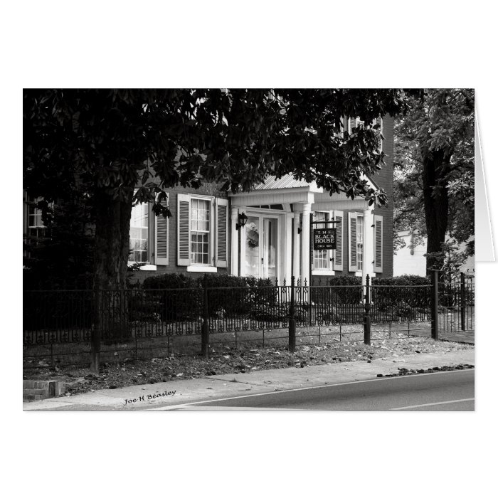 Black House McMinnville Tennessee Greeting Cards