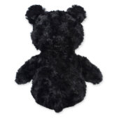 Black Hug-able Teddy Bear Stuffed Animal (Back w/o shirt)