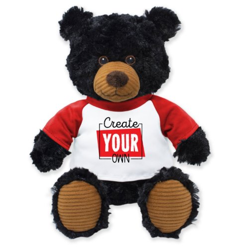 Black Hug_able Teddy Bear Stuffed Animal