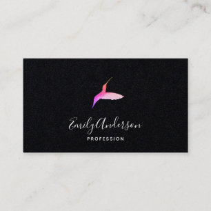 Black Hummingbird Business Card