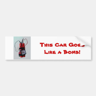 Black Humor - Mock Bomb Bumper Sticker