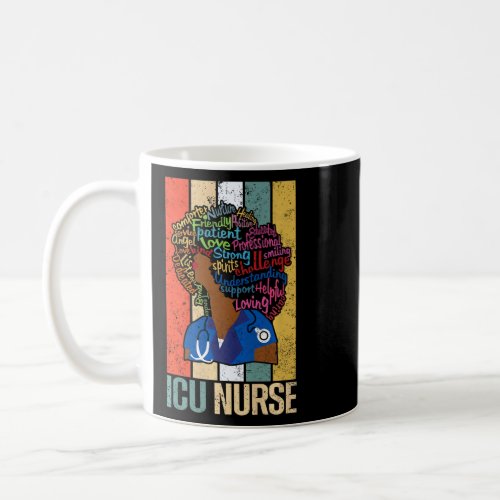 Black Icu Nurse   For African American Nursing Mel Coffee Mug