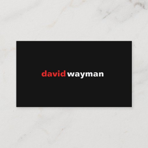 Customizable Black iii business card template