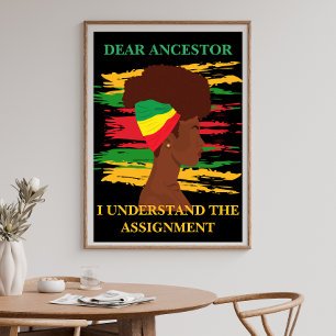 Black Independence Juneteenth  Poster