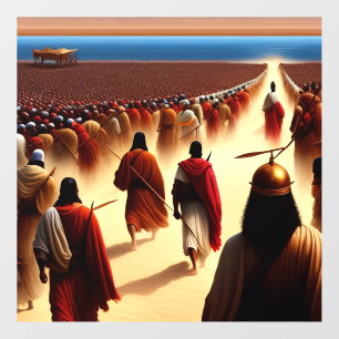 Black indigenous people walking back to Freedom  Wall Decal