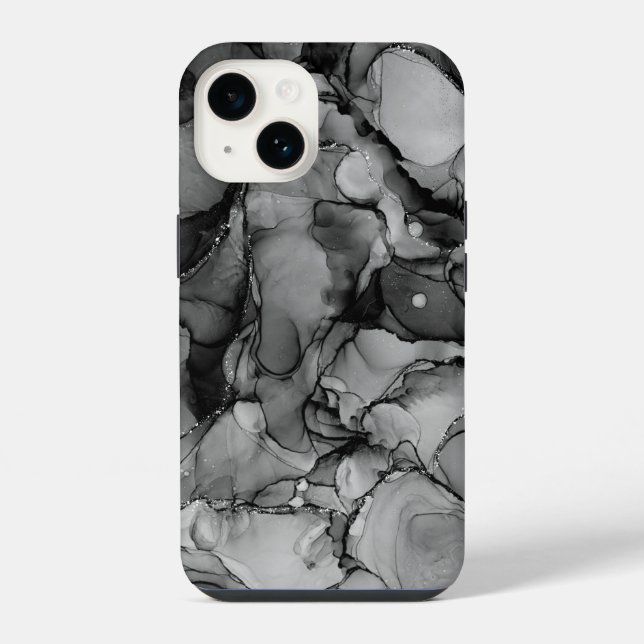 Black ink iphone case (Back)