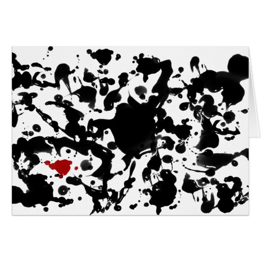 BLACK INK | make your own background Cards (Front Horizontal)
