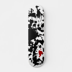 BLACK INK make your own background Skateboard Deck