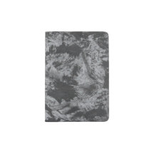 Black Ink on Grey Background