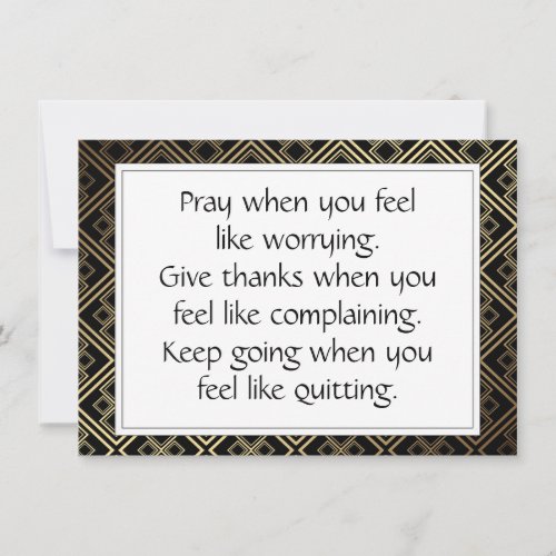 Black Inspirational Life Encouragement Quotes  Car Card