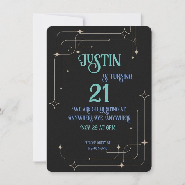 Black &  invitation (Front)