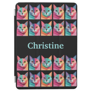 Black iPad Smart Cover with CATS for CAT lovers