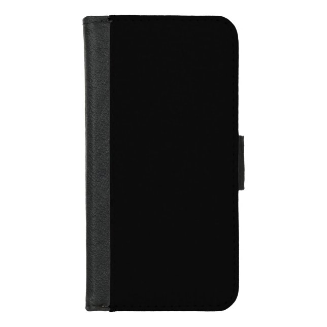 Black iPhone 8/7 Wallet Case (Front)