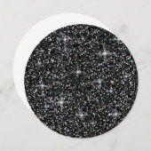 Black iridescent glitter (Front/Back)