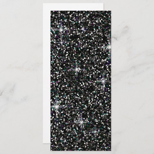 Black iridescent glitter (Front/Back)
