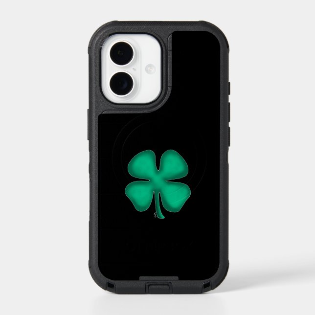 Black Irish Apple iPhone 17 OtterBox Defender case (Back)