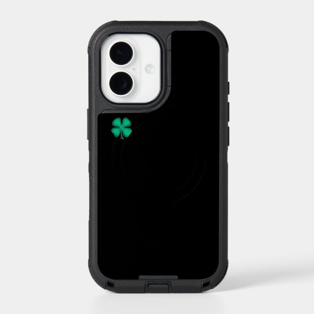 Black Irish Apple iPhone 17 OtterBox Defender case (Back)