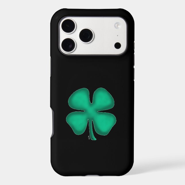 Black Irish Apple iPhone 17 Pro Max Tough case (Back)