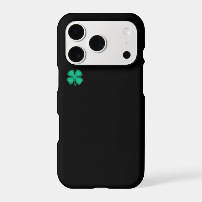 Black Irish Apple iPhone 17 Pro Slim case (Back)