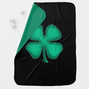 Black Irish baby blanket