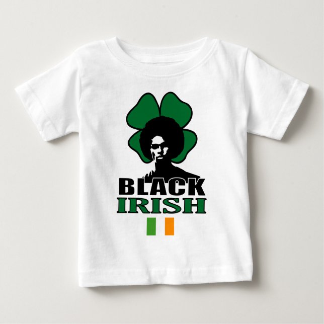 Black Irish Baby T-Shirt (Front)