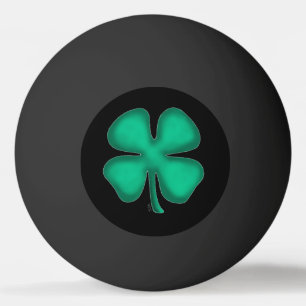 Black Irish black 1-star ping pong ball