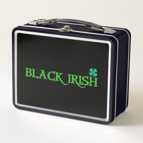Black Irish black lunchbox