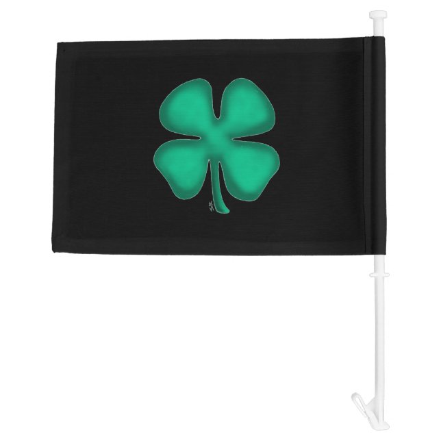 Black Irish car and boat flag (Back)