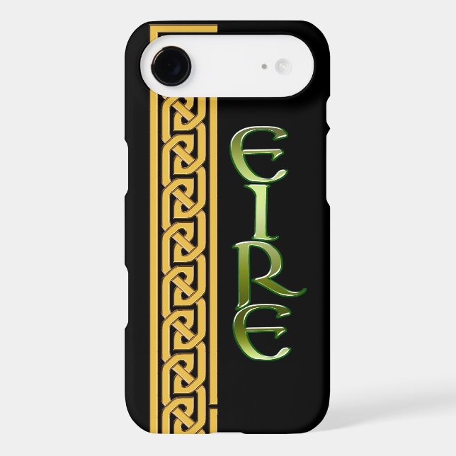 Black Irish Case-Mate iPhone Case (Back)