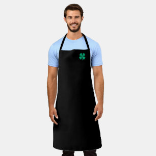 Black Irish chef apron
