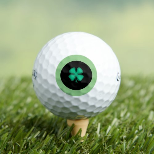 Black Irish Circle Callaway Supersoft golf balls