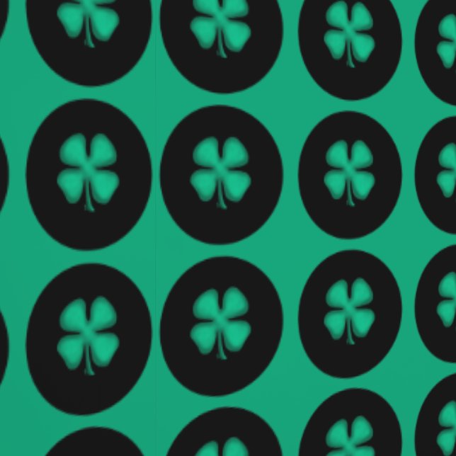 Black Irish Circle smooth vinyl wallpaper Wallpaper (Seam)