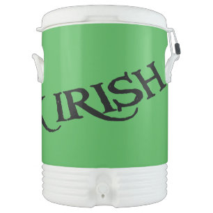 Black Irish cooler green 10 gallon