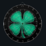 Black Irish dartboard<br><div class="desc">Black Irish dartboards are for dark-haired Irish, evil Irish, the black sheep of the clan, ones with gangster proclivities and darts players who just happen to like clovers with the color black. A fine Irish lad or lass might like them, too. :) Black Irish dartboards are a great way to...</div>