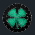Black Irish dartboard<br><div class="desc">Black Irish house dartboards are for dark-haired Irish, evil Irish, the black sheep of the clan, ones with gangster proclivities and darts players who just happen to like clovers with the color black. A fine Irish lad or lass might like them, too. :) Black Irish dartboards are a great way...</div>