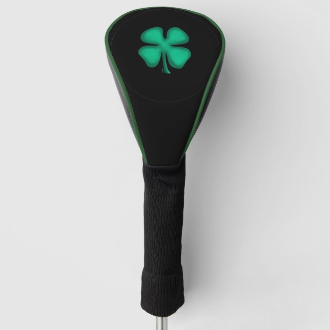 Black Irish golf club driver cover (Front)