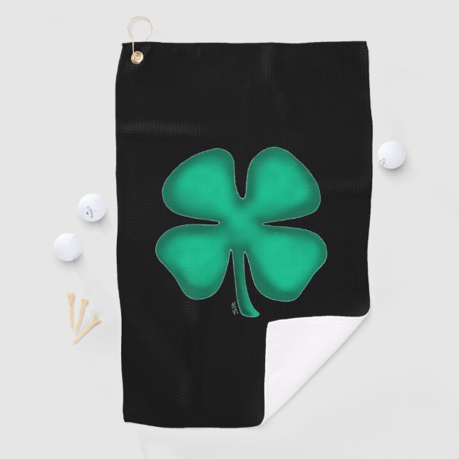 Black Irish golf towel (InSitu)