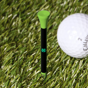 Black Irish green golf tee