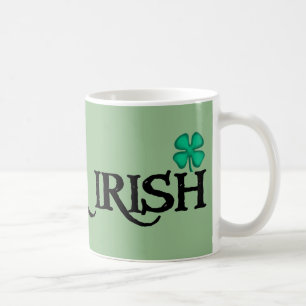 Black Irish green mug
