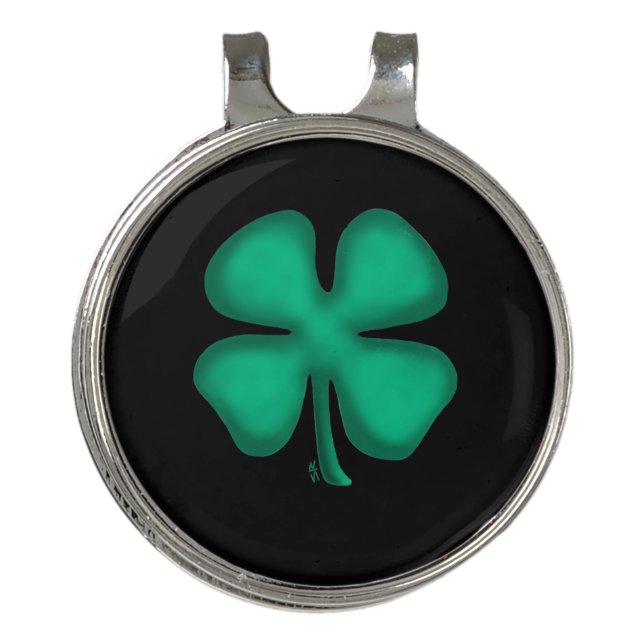 Black Irish hat clip (Front)