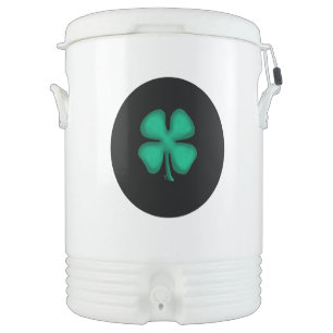 Black Irish Igloo beverage cooler white 10 gallon