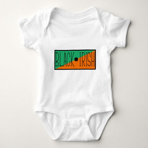 BLACK IRISH in Colors of Ireland Baby Bodysuit