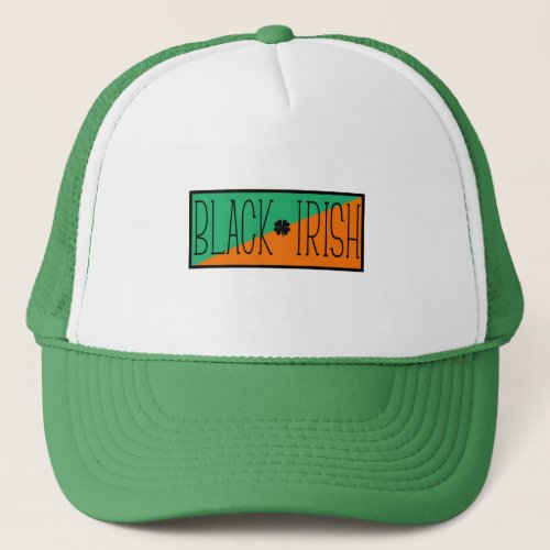 BLACK IRISH in Colors of Ireland Trucker Hat