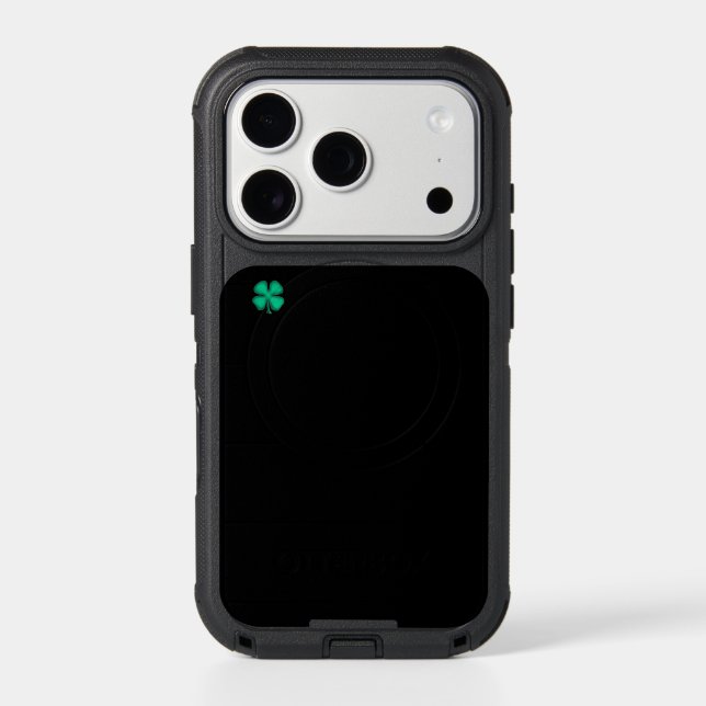 Black Irish iPhone 17 Pro OtterBox Defender case (Back)
