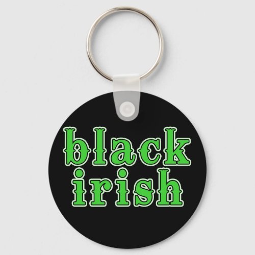 Black Irish Keychain
