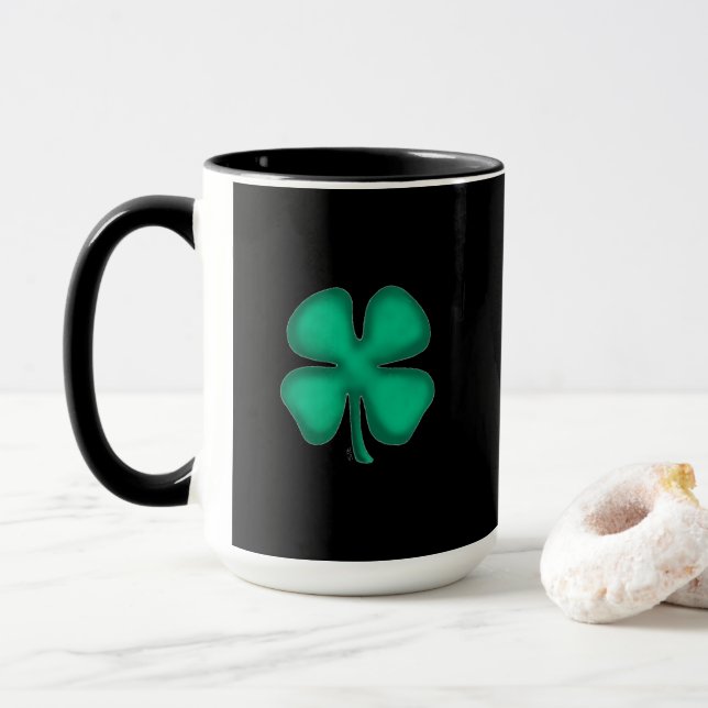 Black Irish large combo mug (With Donut)