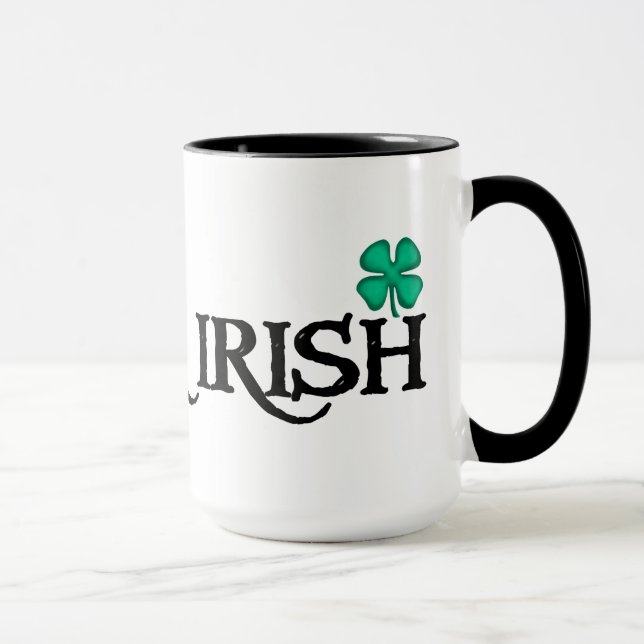 Black Irish large combo mug (Right)