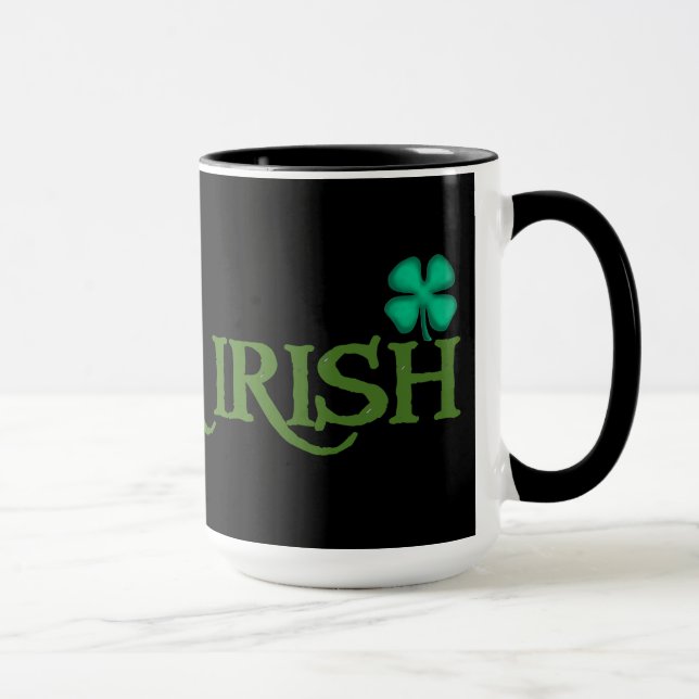 Black Irish large combo mug (Right)