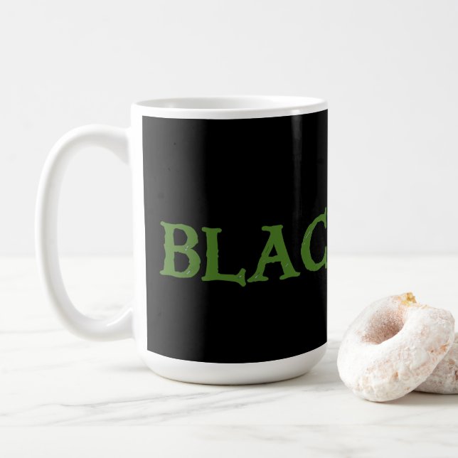 Black Irish large mug (With Donut)