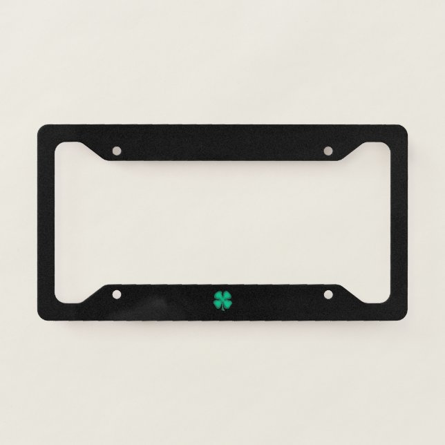 Black Irish license plate frame C (Front)